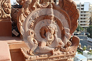 Hindu statue of snakes, Baron Empain Palace, Cairo, Egypt