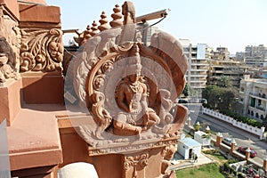 Hindu statue of snakes, Baron Empain Palace, Cairo, Egypt