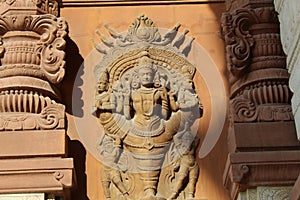 Hindu statue of snakes, Baron Empain Palace, Cairo, Egypt
