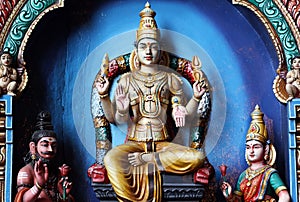 Hindu Statues at Batu Caves Kuala Lumpur Malaysia photo