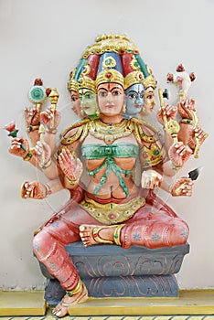 Hindu Statues at Batu Caves Kuala Lumpur Malaysia