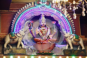 Hindu Statues at Batu Caves Kuala Lumpur Malaysia.