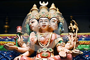 Hindu Statues at Batu Caves Kuala Lumpur Malaysia.