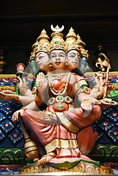 Hindu Statues at Batu Caves Kuala Lumpur Malaysia.
