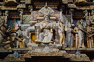 Hindu statues in Sri Lanka