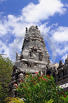 Hindu-Tamil templ in Port Louis, Mauritius photo