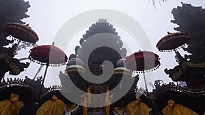 Hindu temple on the Bali.