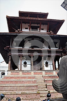 Hindu Temple on the Basantapur Area Nepal