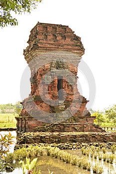 Hindu Temple Candi Bangkal build by Majapahit Kingdom now open for historycal turism locate at Bangkal village Mojokerto east java photo