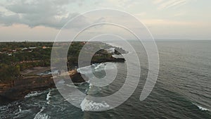 Hindu temple on the island Tanah Lot Bali,Indonesia.