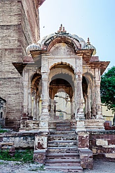 A Hindu temple at Mehrangarh Fort, Rajasthan, Jodhpur, India