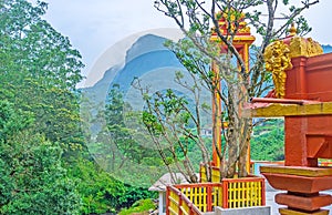 The Hindu Temple in mountains