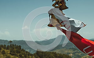Hindu Temple in Mountains