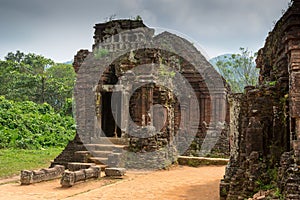 Hindu Temple at My Son, Vietnam built during Champa Kingdom