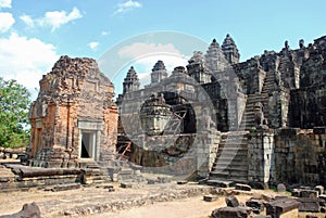 Hindu Temple Phnom Bakheng, Angkor, Cambodia