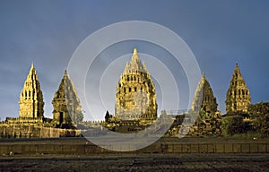 Hindu temple Prambanan.