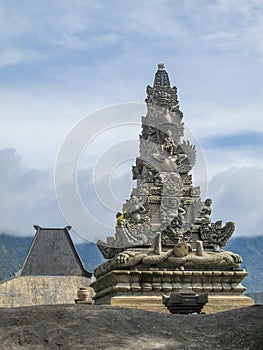 Hindu temple Pura Luhur Poten, Mount Bromo, Java, Indonesia