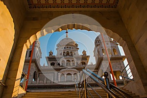 Hindu temple. Pushkar. India.