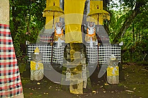 The Hindu temple in rowo bayu banyuwangi