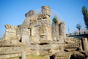 Hindu temple ruins, Avantipur, Kashmir, India