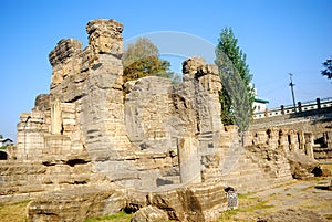 Hindu temple ruins, Avantipur, Kashmir, India