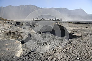 Hindu temple sea of sand java indonesia