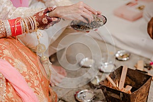 Hindu wedding ceremony.