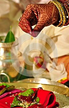 Hindu wedding ritual