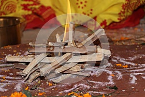 Hindu wedding vivah Yagya