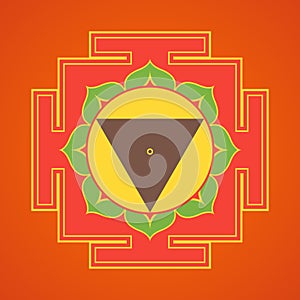 Hinduism yantra sacred geometry mandala photo