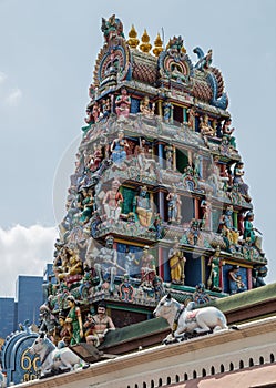 Hinduistic temple in Singapore