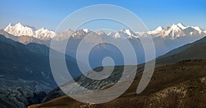 Hindukush or hindu kush mountain ridge, afghanistan