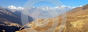 Hindukush or hindu kush mountain ridge Afghanistan