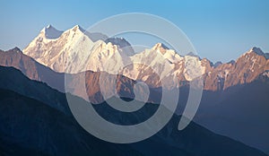 Hindukush or hindu kush mountain ridge, afghanistan photo