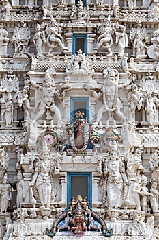 Hindus god in a temple, Rajasthan, India.