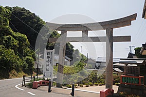 Hinomisaki Shrine located in Izumo, Shimane prefecture, Japan. The closest station for visiting here is JR Izumo station, and 45 m