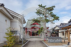 Hinomiya shinto shrine, Himi, Toyama Prefecture, Japan