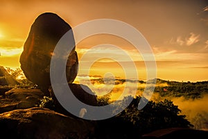 HinPad Stone (Fan Stone) Viewpoint in Suratthani