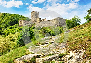 Hinterhaus castle ruins - Ruine Hinterhau) Spitz in Wachau, Lower Austria