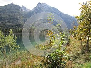 Hintersee in the mountains of Bavaria