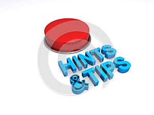 Hints and tips button