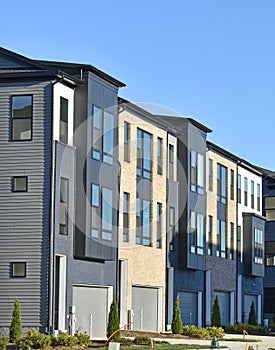 Hip City Townhouses in Blue and Black 1