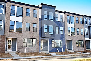 Hip City Townhouses in Blue and Black 4