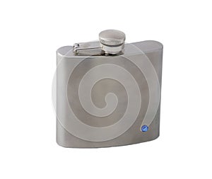 Hip-Flask on a white