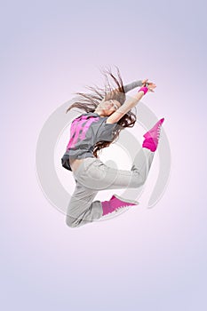 Hip-hop dancer girl