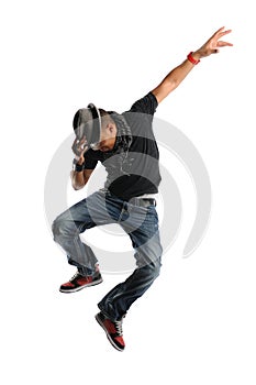 Hip Hop dancer Jumping