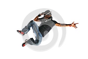 Hip Hop Dancer Jumping