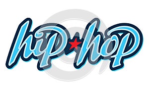 Hip-Hop lettering in graffiti style photo