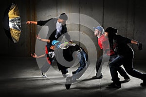 Hip Hop Men Performing
