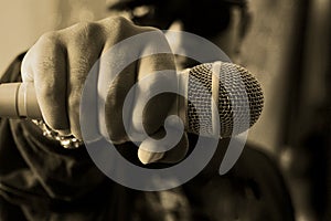 Hip hop musician photo